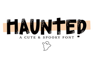 HAUNTED - A Halloween Font