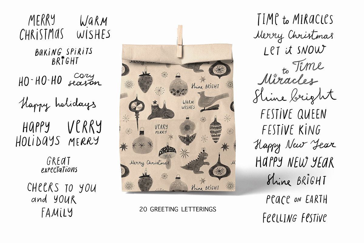 Time to Miracles. Graphic Christmas, a Seasonal Illustration by Annakniaz (Photo 12 of 13)