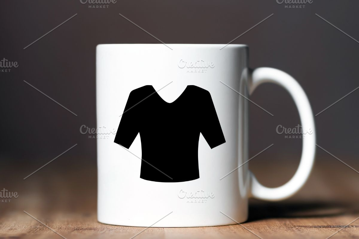 Shirt Silhouette SVG, an Object Illustration by newminddesign (Photo 10 of 10)