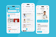 Healvora - Online Doctor App Design, an App Template by productype1 (Thumbnail 4 of 5)
