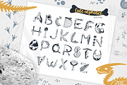 Dinosaur skeletons vector clipart, an Animal Illustration by Brandianna (Thumbnail 2 of 7)