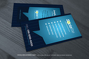 3 Social Media Business Cards, a Business Card Template by kinzi21 (Thumbnail 2 of 3)