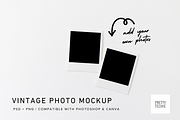Square Film Photo Mockup psd png, a Product Mockup by Pretty Techie (Thumbnail 1 of 5)