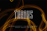 GorjandaLine, a Font by puji_hartono (Thumbnail 5 of 5)