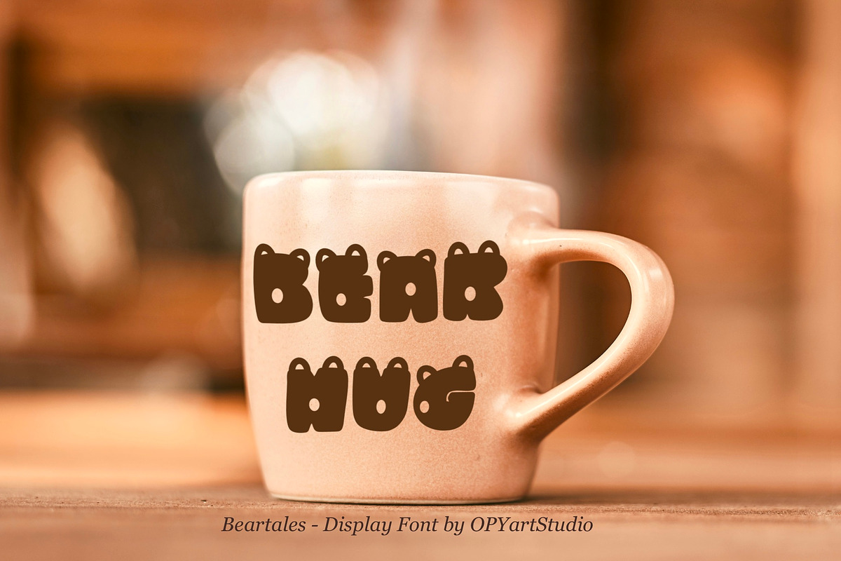 Bear Tales - Fun Kids Display Font, a Font by OPY ArtStudio (Photo 4 of 6)