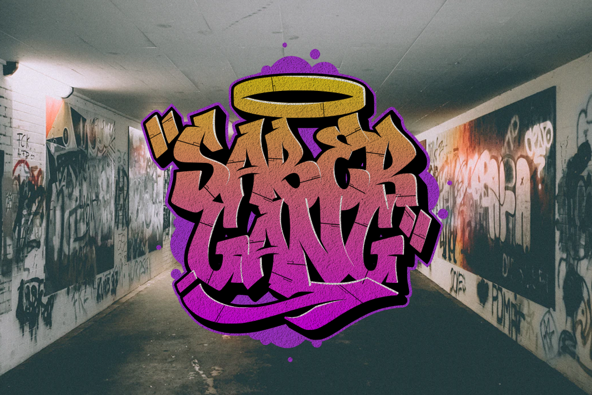 Bomber Wall Graffiti Font, a Script Font by Rochart (Photo 8 of 10)