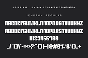 Jempron Font Bundle, a Sans Serif Font by QR Design Studio (Thumbnail 8 of 12)