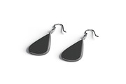 Black Drop Earring Jewelry 3D Model, an Object 3D Model by rebrandy (Thumbnail 1 of 9)