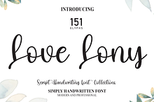 Love Lony | Script Font