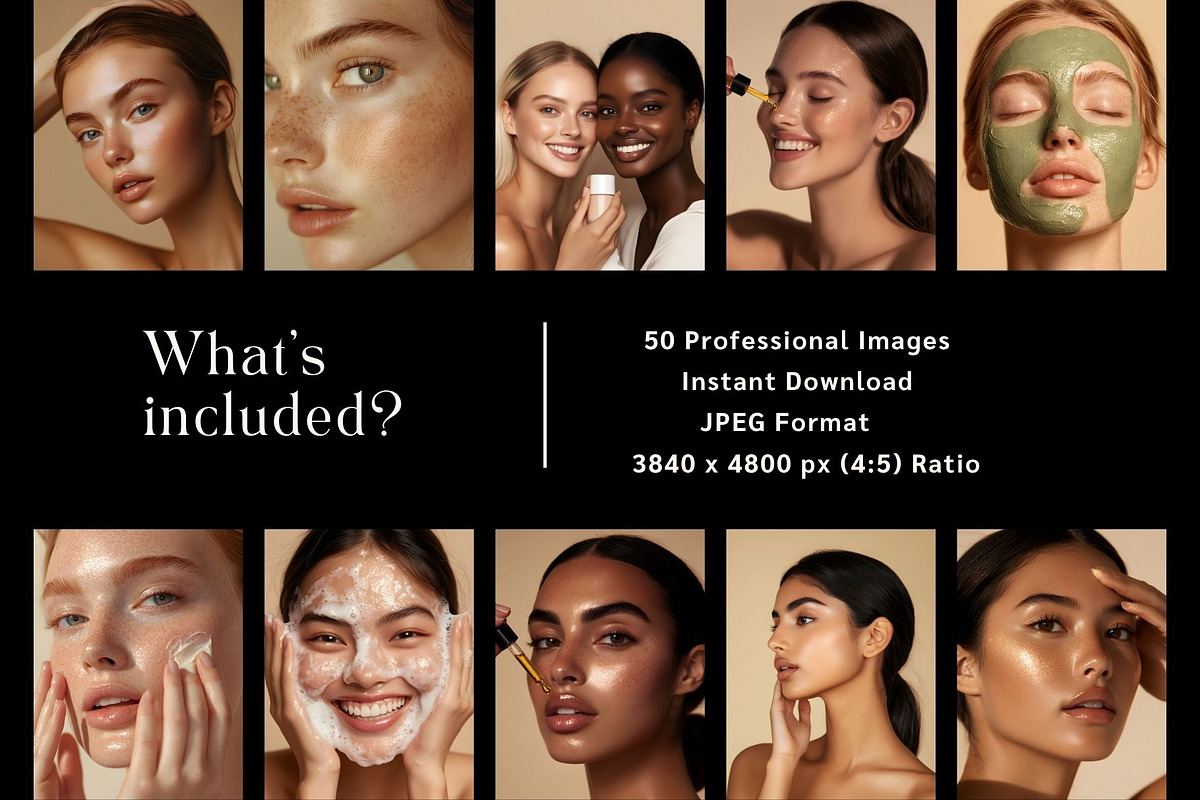Diverse Female Skincare Models, a Person Photo by HAYAG Creatives (Photo 7 of 8)