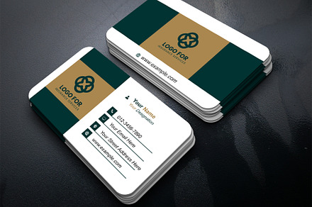 Modern Minimalist Business Card, a Business Card Template by MSR Tech