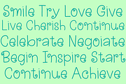 Bubbles, a Serif Font by Carrtoonz (Thumbnail 3 of 4)