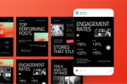 Analytics Report Instagram Post, a Social Media Template by Annora Studio (Thumbnail 4 of 6)