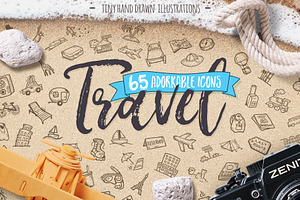 Travel - Hand Drawn Icons, an Icon by Good Stuff No Nonsense