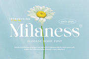 Milaness - Elegant Serif Font, a Serif Font by Almeera Std (Thumbnail 1 of 7)