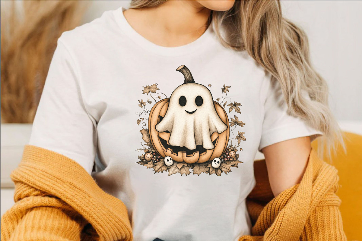 Halloween Spooky Ghost Clipart, a Seasonal Illustration by SVGArt (Photo 3 of 5)