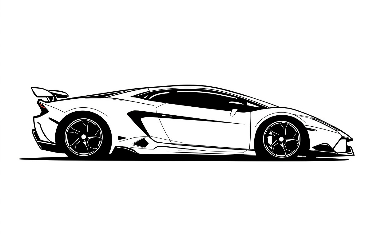 Racing Car Silhouette Bundle, an Illustration by Gfx_Store