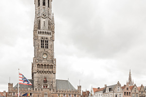 Central market square in Bruges, an Architecture Photo by BOOCYS