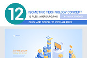 Isometric technology concept, a Technology Illustration by IcoMaker (Thumbnail 3 of 4)