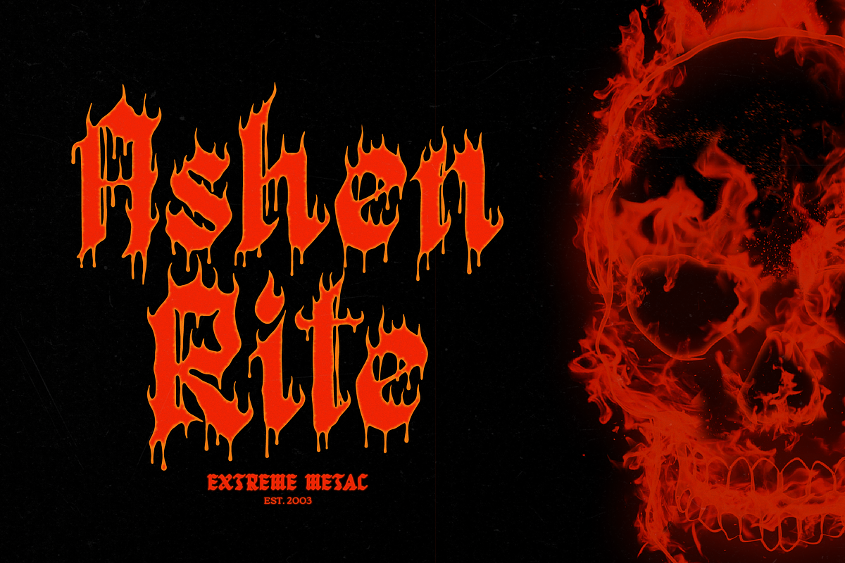 Madrock | Display Blackletter, a Blackletter Font by Denustudios (Photo 3 of 12)