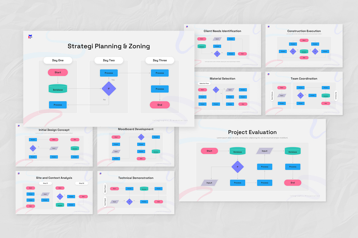 Flowchart Infographic Google Slides, a Presentation Template by Antstheme (Photo 3 of 3)