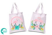 Tropical Flamingos AMB-2618, an Illustration by AMBillustrations (Thumbnail 2 of 5)
