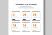 Website Wireframe Template  UX UI, a Wireframe Template by MightyDesign (Thumbnail 5 of 9)
