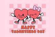 Retro Heart Font + Clipart, a Handwritten Font by Babymimiart (Thumbnail 3 of 7)