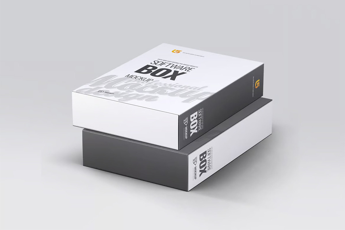 Software Box Mock-up, an Advertising Mockup by Se٧enStudio (Photo 4 of 10)