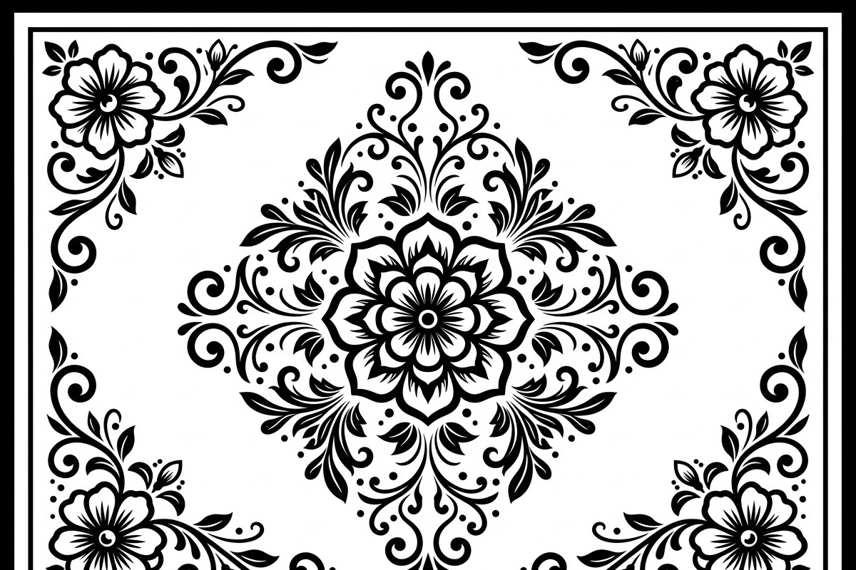 50 Elegant Floral Ornament Bundle, a Decorative Illustration by Amazin_art (Photo 26 of 38)