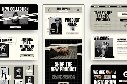 Email Marketing Newsletter Template, an Email Template by Branding Babe Co.