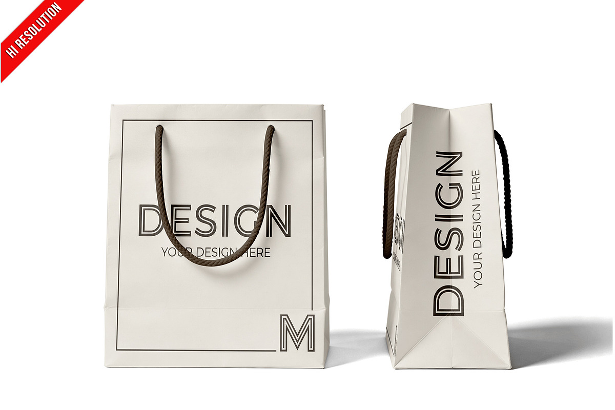 Paper Bag PSD, a Packaging Mockup by Bruno's Shop (Photo 1 of 3)