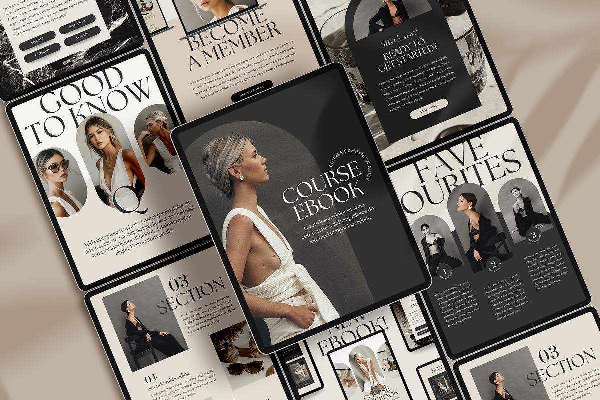 Life Coach Ebook Template CANVA, a Magazine Template by Studio Loire (Photo 1 of 11)
