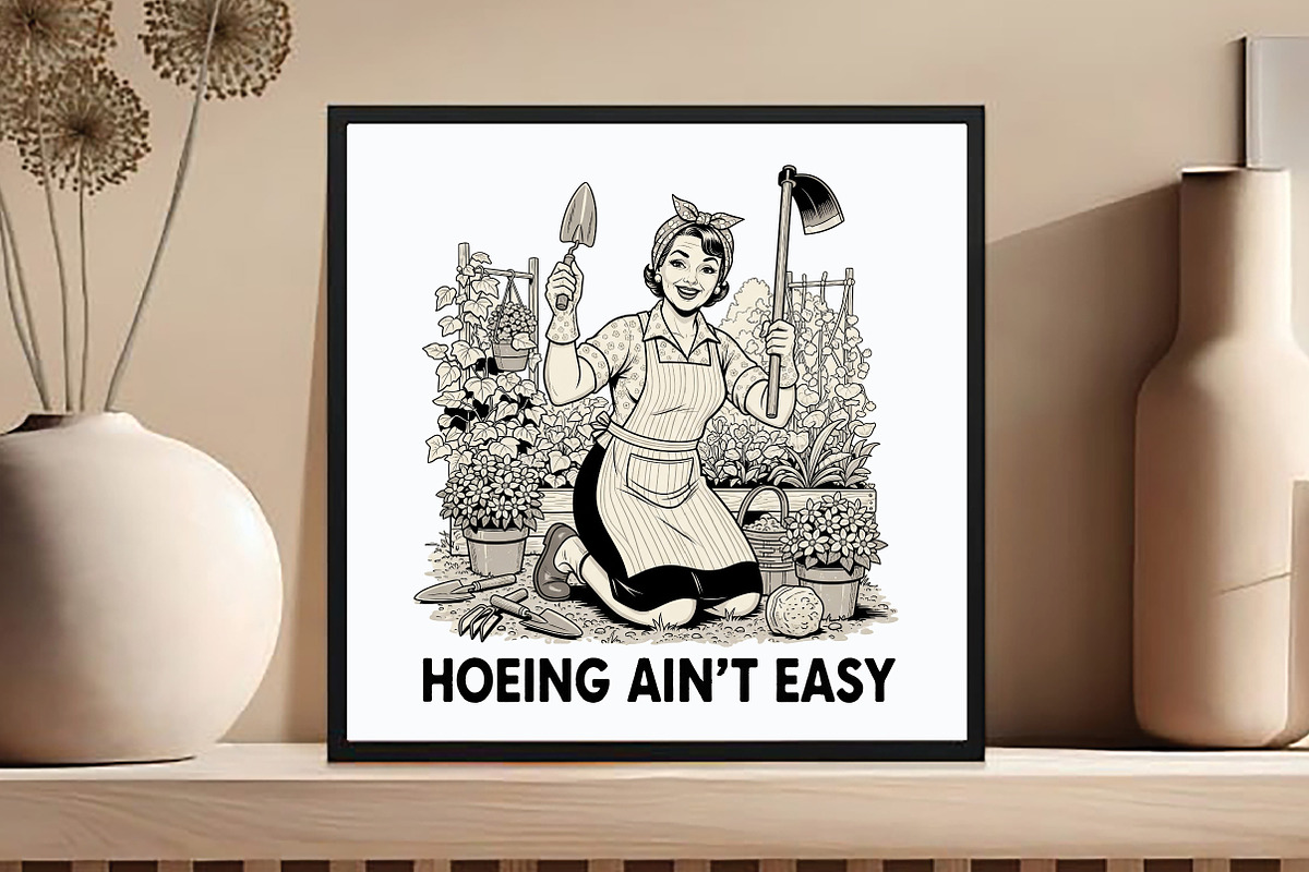 Housewife Funny Sarcastic Png,Funny, an Illustration by DreamCafeArt (Photo 3 of 7)