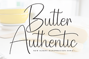 Butter Authentic | Script Font, a Handwritten Font by Scratchones (Thumbnail 1 of 9)