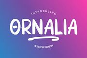 Ornalia Display Font, a Sans Serif Font by Good Java Studio (Thumbnail 1 of 7)