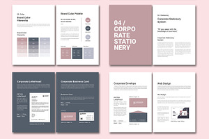 Brand Manual Design Layout