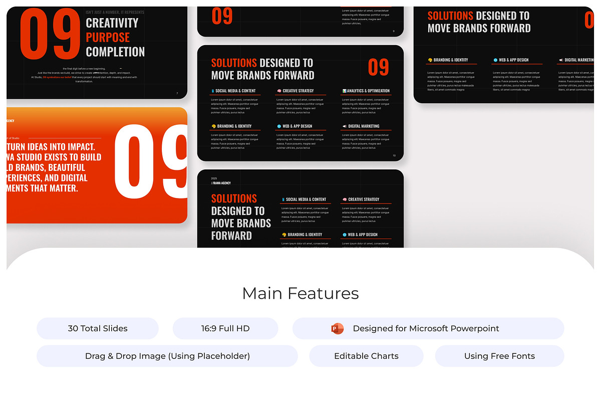 Agency Presentation PowerPoint, a Presentation Template by Premast (Photo 2 of 4)