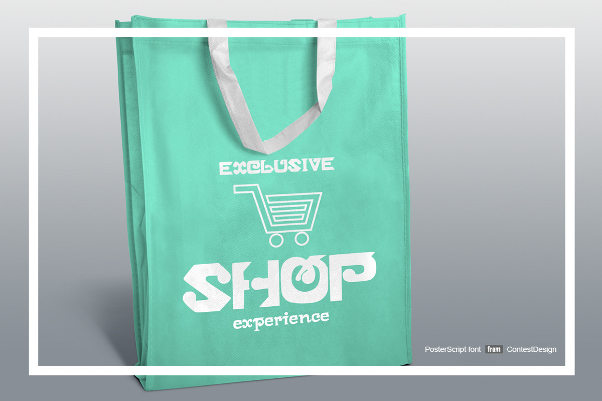 PosterScript New Display Font Face preview 3