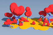 Trees And Bushes, an Environmental 3D Model by Saintpix (Thumbnail 24 of 35)