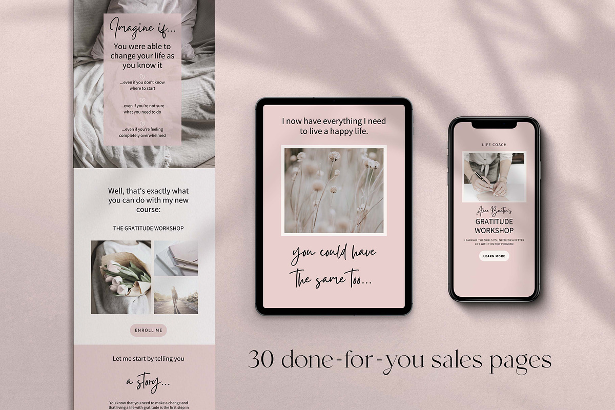 Gratitude Course Creator Canva, a Templates & Theme by Miri Campbell (Photo 14 of 15)