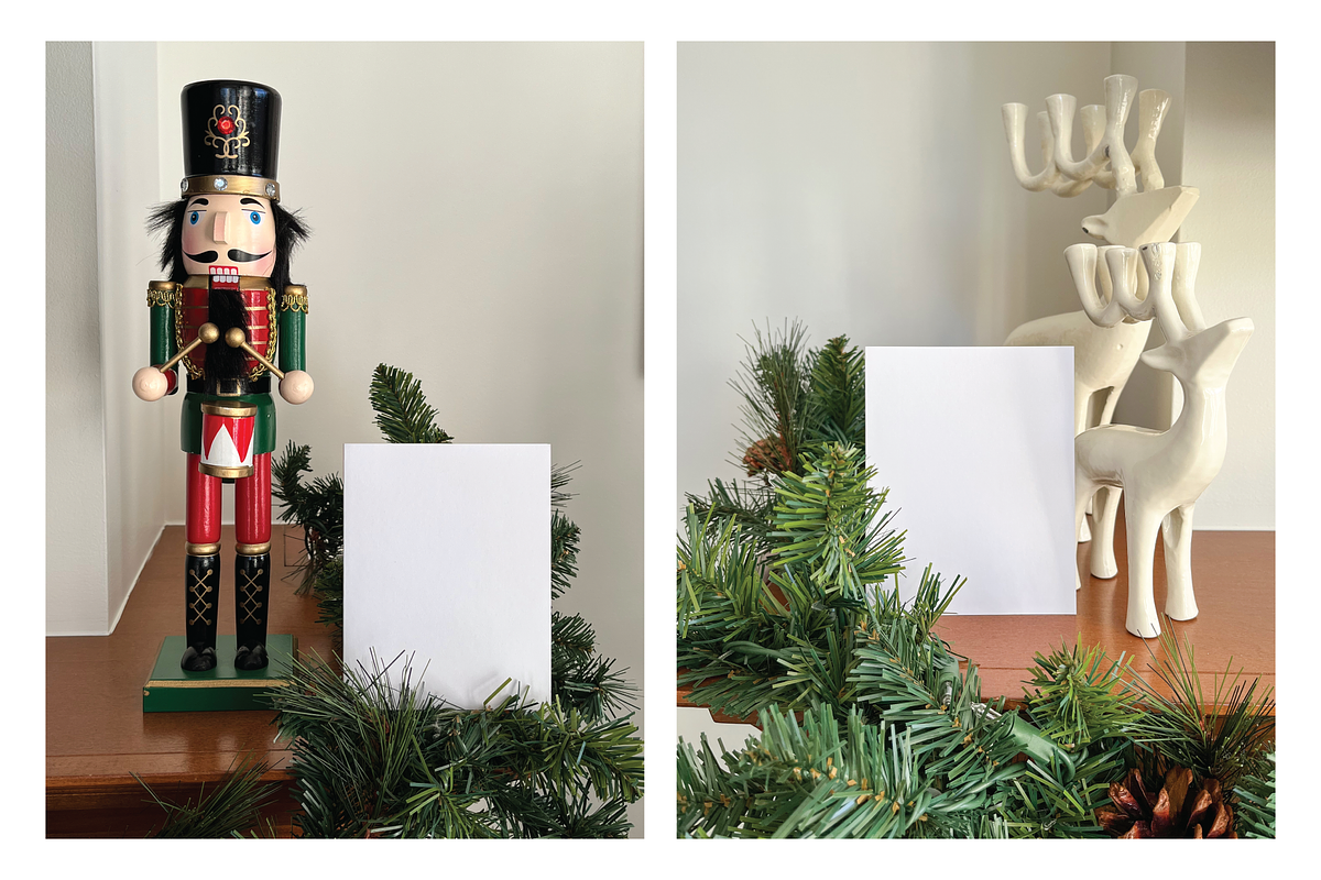 A2 Christmas Card Mockup Bundle, a Household Mockup by Saguaro Digital (Photo 3 of 11)