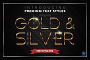 Gold & Silver #3 - 15 Text Styles, a Layer Style Add-On by Jonas Stensgaard (Thumbnail 4 of 18)