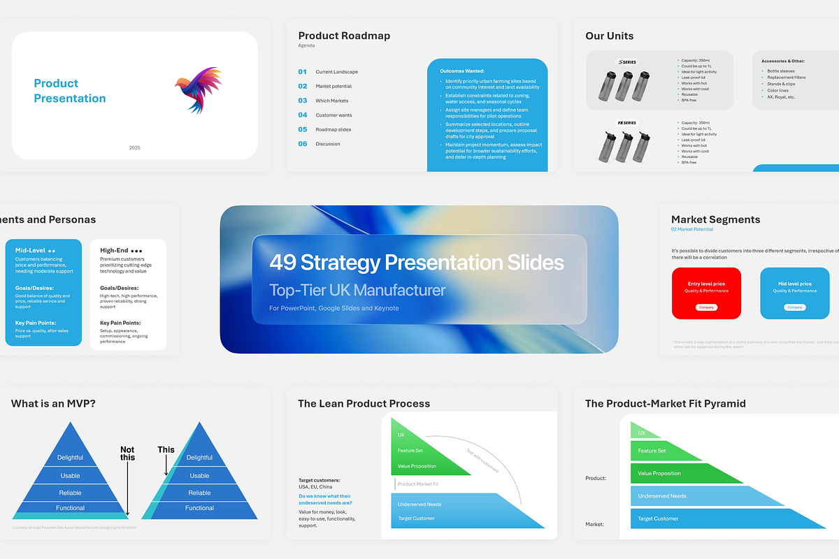 Corporate Presentation Template PPTX preview 6