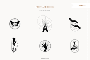 Hands & Logos/ Logo Templates Bundle