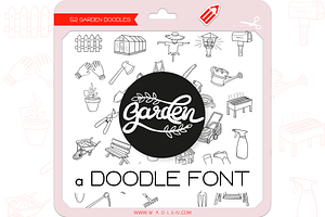 Garden Doodles - Dingbats Font