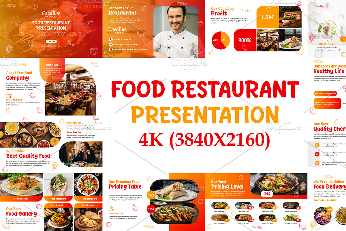Food Restaurant Presentation4K