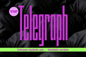 YNF Telegraph | Unicase sans serif