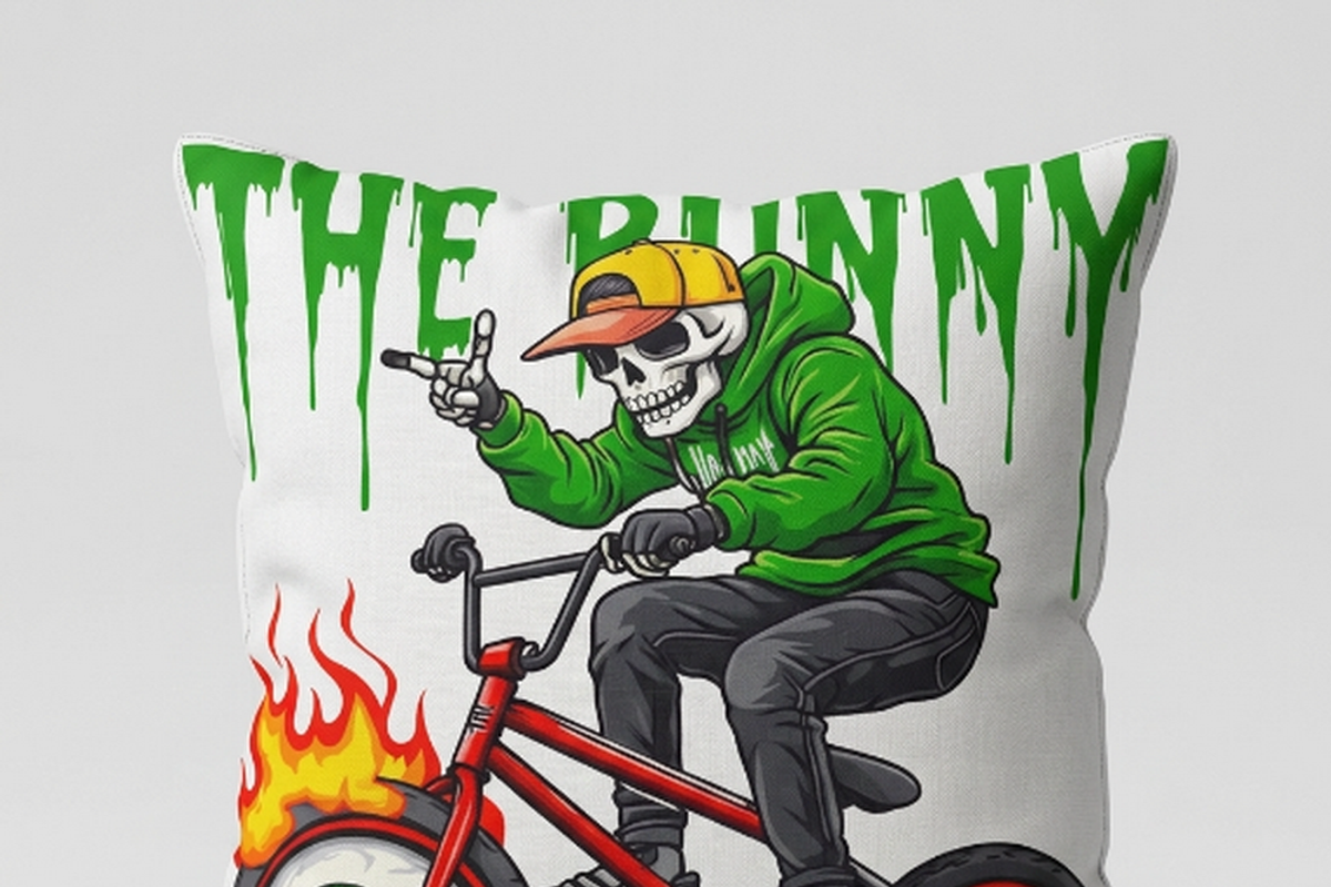 Skeleton BMX Eyeball Wheel, a Shirt Mockup by Vector Stall (Photo 12 of 15)