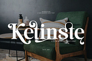 Ketinste - Elegant Serif Font, a Serif Font by TypeLogue (Thumbnail 1 of 5)